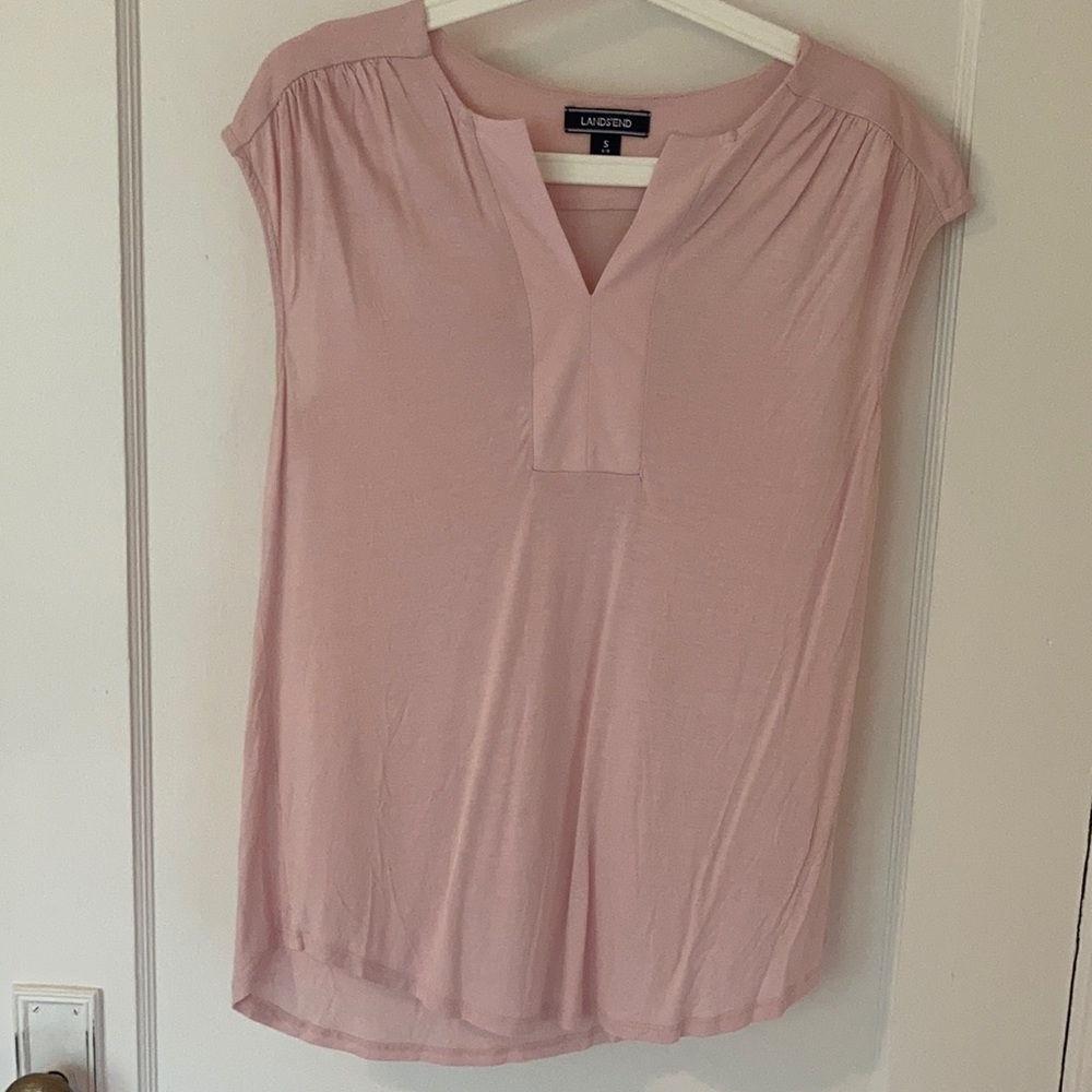 Lands End Split-neck summer top